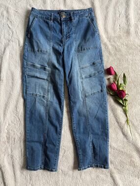 d.jeans Mid-Rise Utility Pocket Cropped Size 6